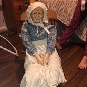 Vintage Old Woman Doll